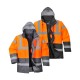 Parka haute visibilité TRAFFIC orange Portwest