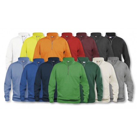 Sweat Basic Half Zip 021033 Clique